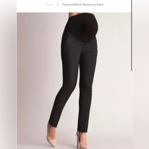 Seraphine Tailored Black Maternity Pants